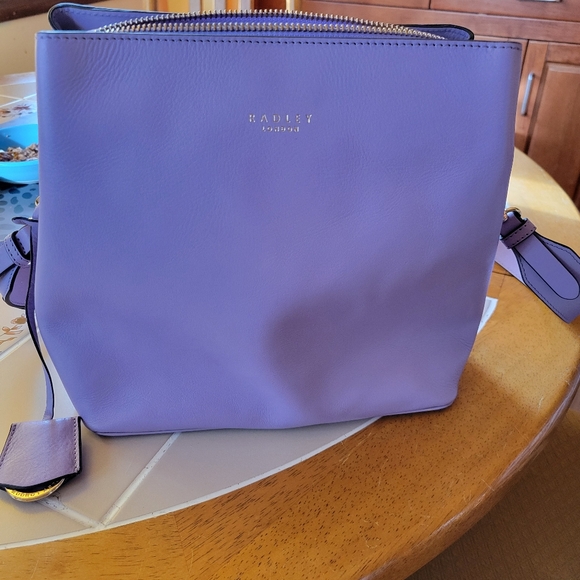 RADLEY LONDON Handbags - Radley London Dukes Place Purple Crossbody Bag with Minimalist Design